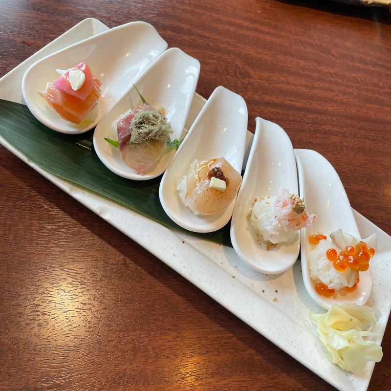 海鮮ひとくち寿司　5本(北の味紀行と地酒 北海道 池袋西口店)