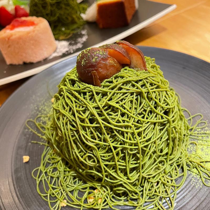 しぼりたて抹茶モンブラン(chano-ma 池袋)