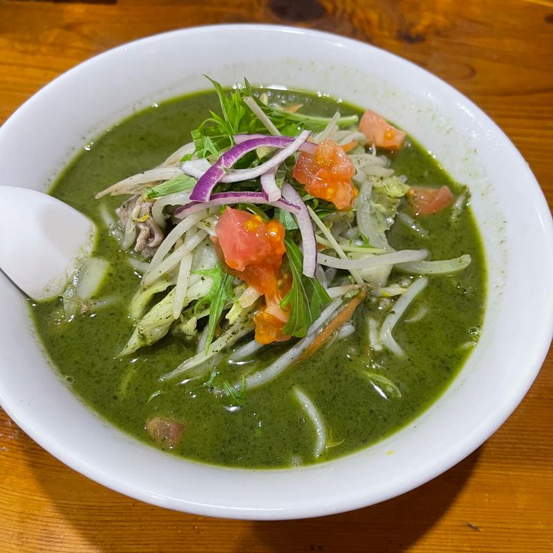 バジルタンメン(麺屋 芽ぶき)