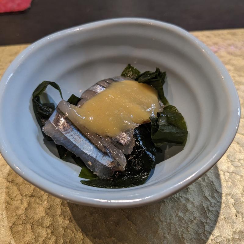 キビナゴ酢味噌和え(彬 （あきら）)