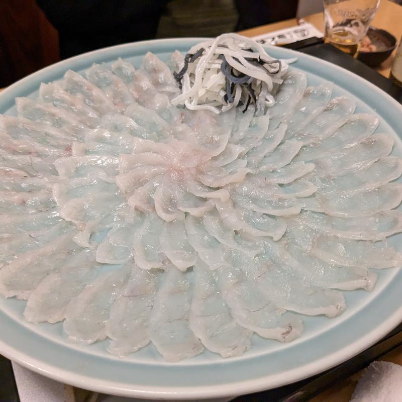 ふぐ刺し(きくち )