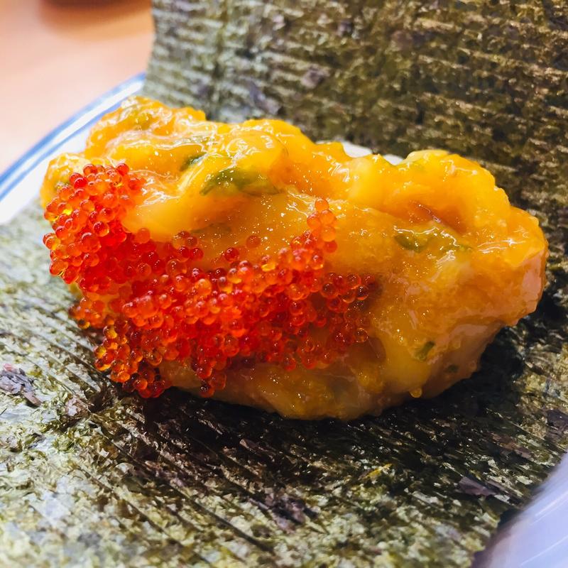 手巻き海鮮雲丹(無添くら寿司 南鹿児島店 )