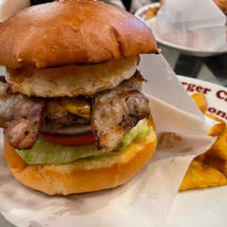 ベーコンチーズバーガー(BurgerCafe honohono)