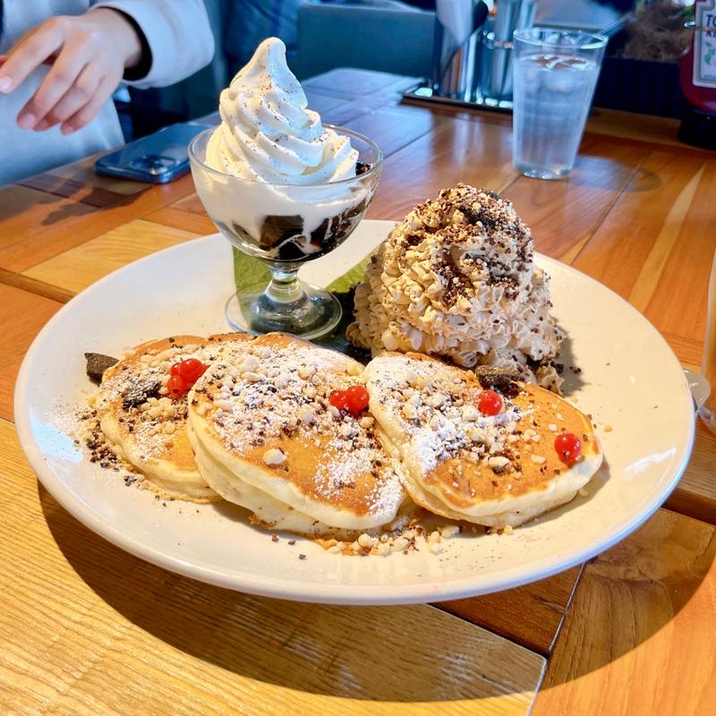 コナズKONA農園パンケーキ(コナズ珈琲水戸)