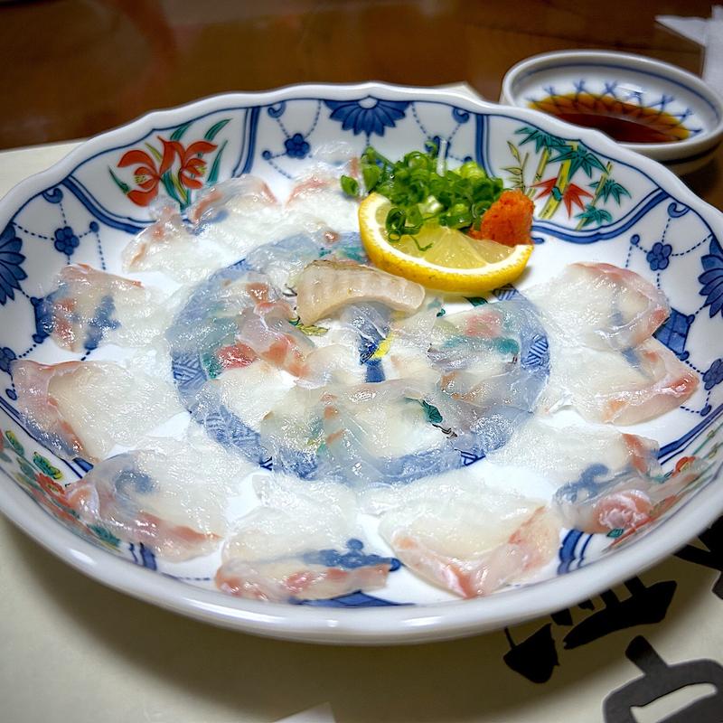 平目の薄造り(筑新 )