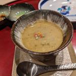 高坂鶏つくねと新ごぼうの茶碗蒸し(1000)