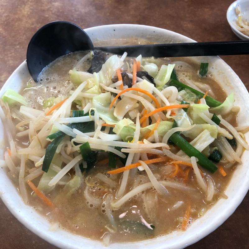 味噌野菜ラーメン【大盛】(くるまやラーメン 足利店)