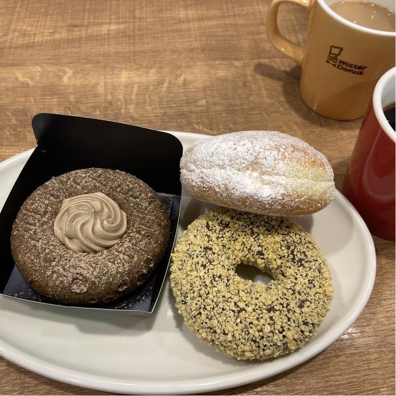 米粉ドーナツ 濃いほうじ茶ホイップ(ミスタードーナツＪＲ札幌ショップ)