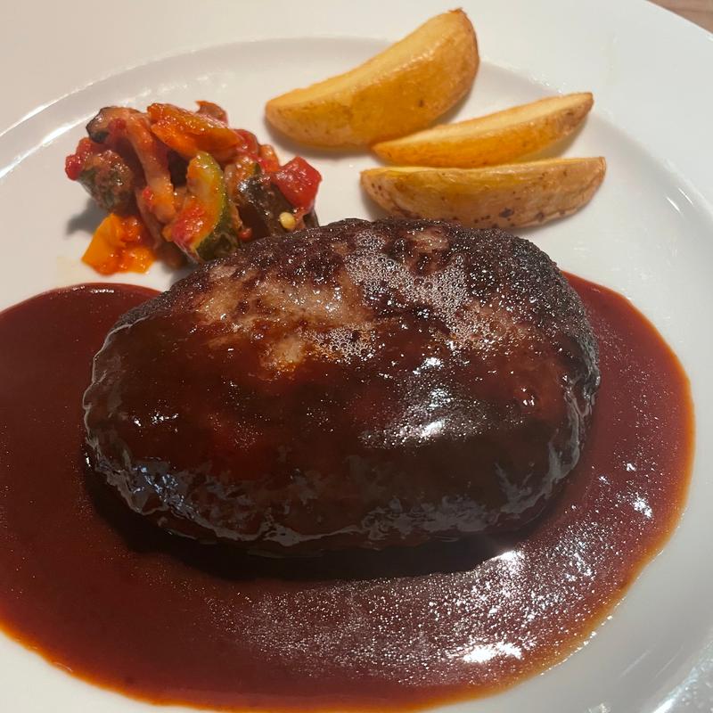 国産牛のハンバーグステーキ(和幸亭 茨木店)