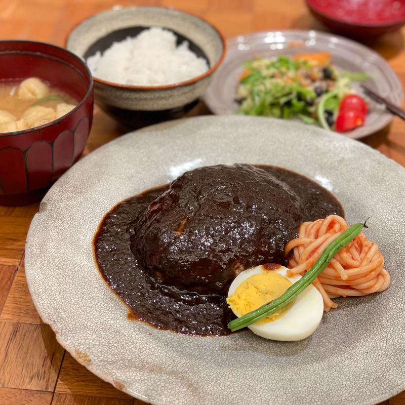 トリュフデミグラスハンバーグ(君のハンバーグを食べたい　則武新町店)