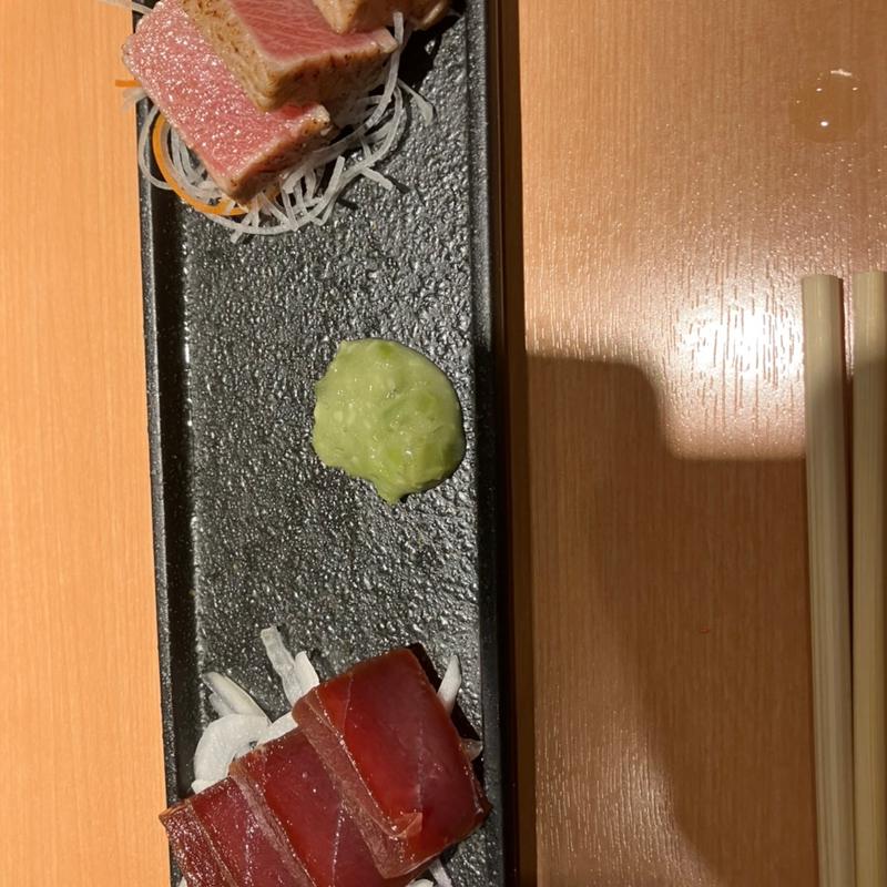 炙&漬　本マグロ2種盛り合わせ(ヱビスバー 札幌アピア店 (YEBISU BAR Sapporo Apia))