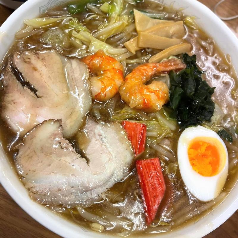 五目野菜あんかけラーメン(二番軒食堂 )