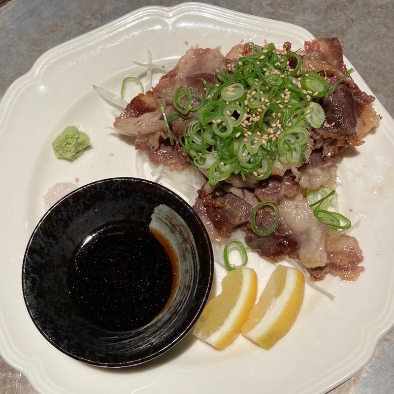 和牛コウネ塩焼き(情熱鉄板！お好み焼き 川創 新天地)