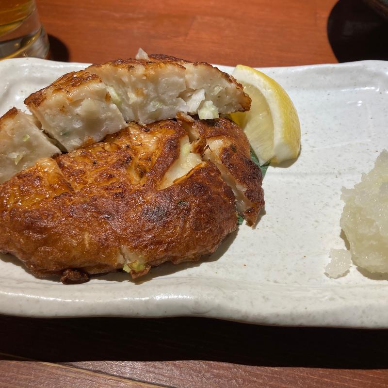 海老さつま揚げ炙り(いかり屋 目黒川店)