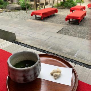 冷たいお抹茶(円覚寺佛日庵)