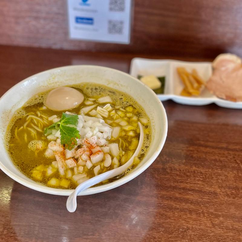 鮑の肝SOBA(つけめんや　Dots)