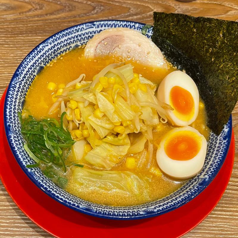 味噌ラーメン（味玉・コーントッピング）(ちゃんぽん亭総本家 新栄店)