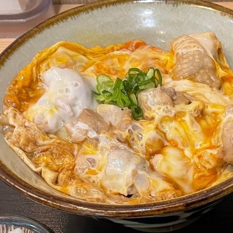 ミニ親子丼（ランチセット）(江戸そば 孫吉)