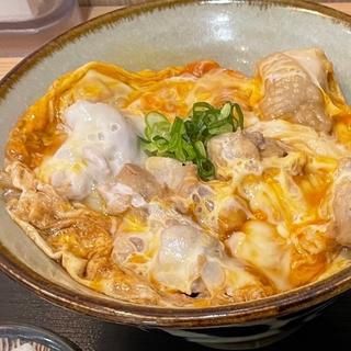 ミニ親子丼（ランチセット）(江戸そば 孫吉)