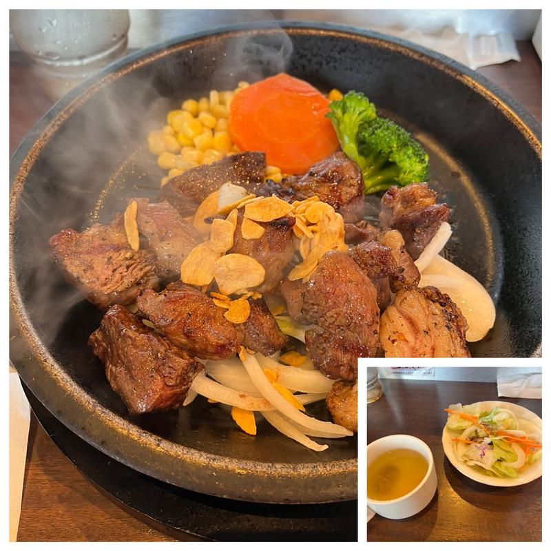 Eランチ　ひとくちカットステーキ（230g）(いきなり！ステーキ マリノアシティ福岡店)