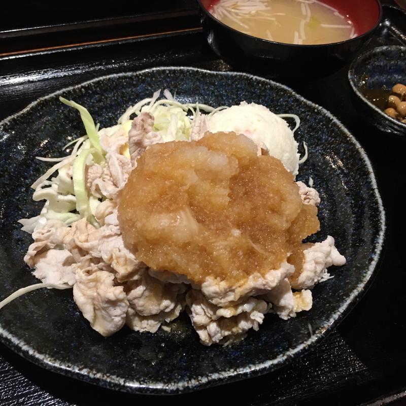 豚肉の冷しゃぶランチ(キッチン&リカー遊ya家)