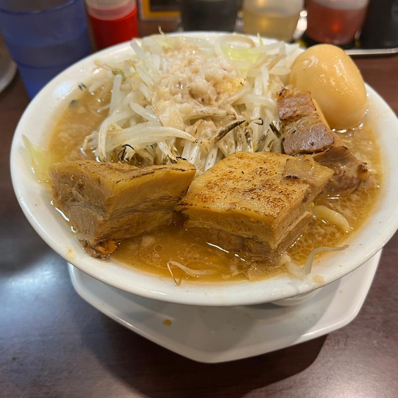 ザ★豚玉(小)(ガツ盛りラーメン みちる屋　松戸店)