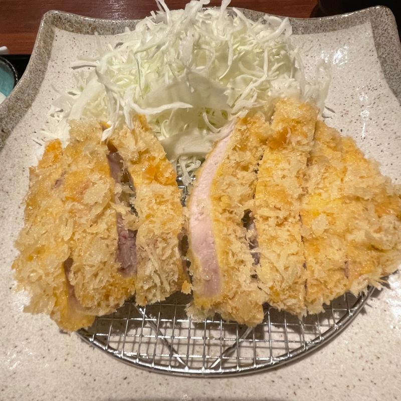 ランチロースカツ定食(とんかつ わか葉)