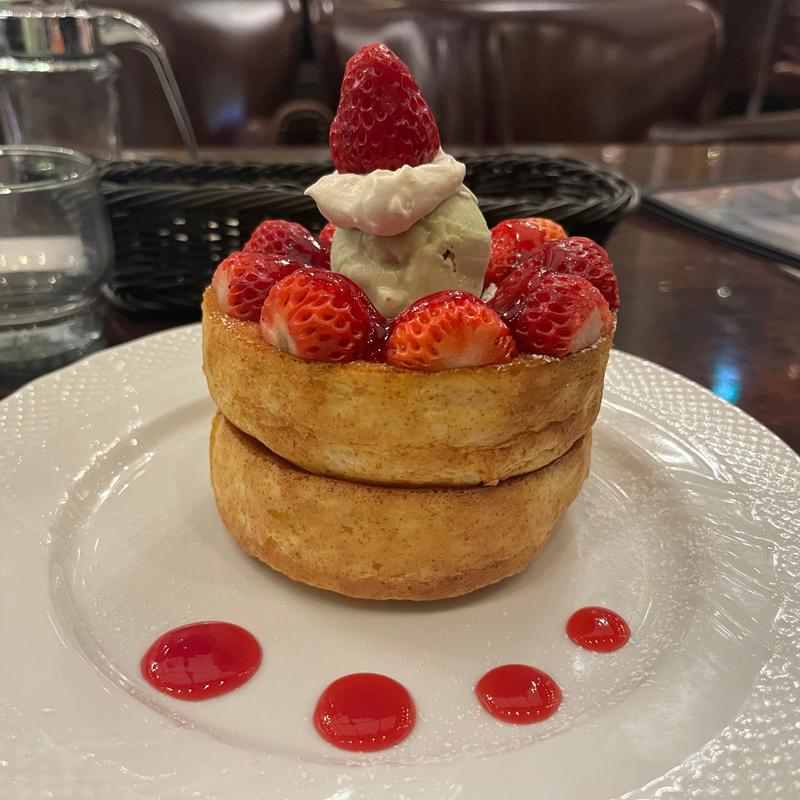 いちごパンケーキ(曽野珈琲店 )