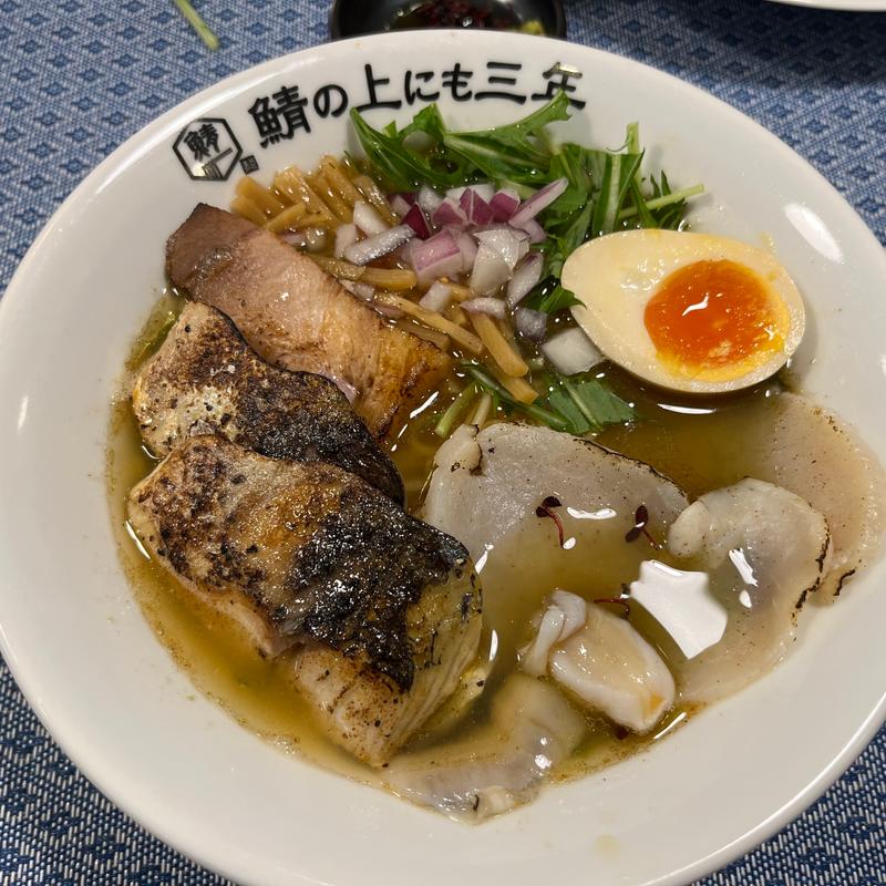 鯖タイラギ方舟そば(麺屋 鯖の上にも三年)