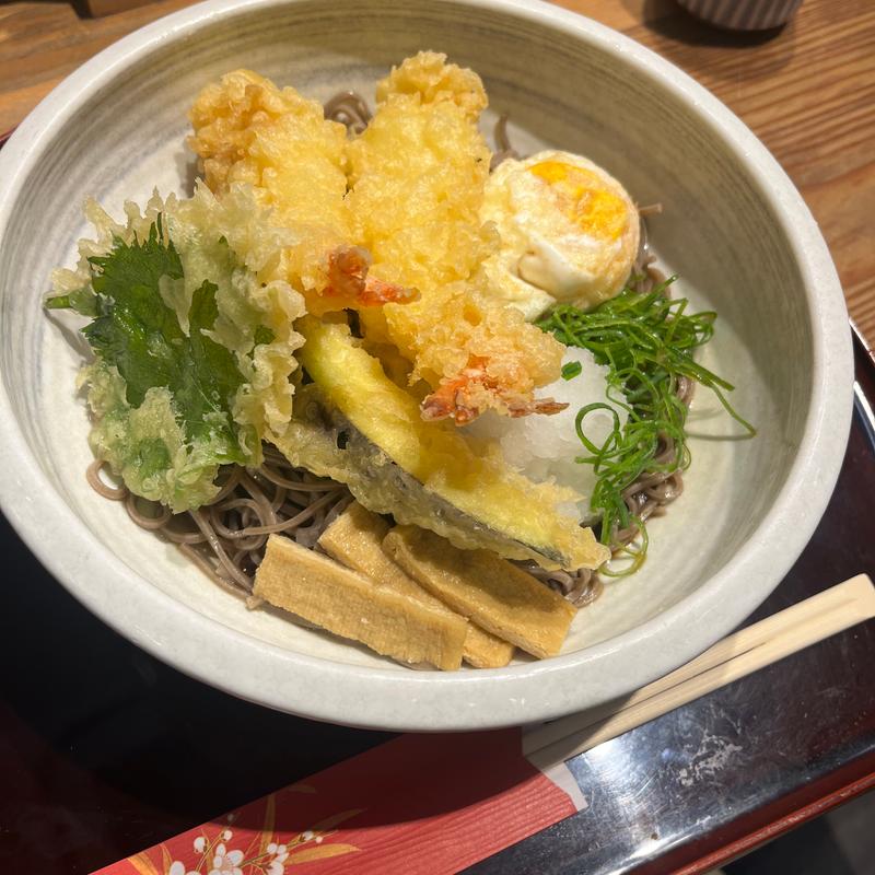 海老天と玉子天のぶっかけうどん(杬之蔵 イオンモール京都桂川店 （モトノクラ）)