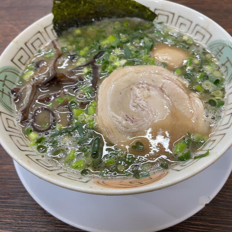 博多長浜極細麺　ねぎ(博多長浜らーめん　楓神)