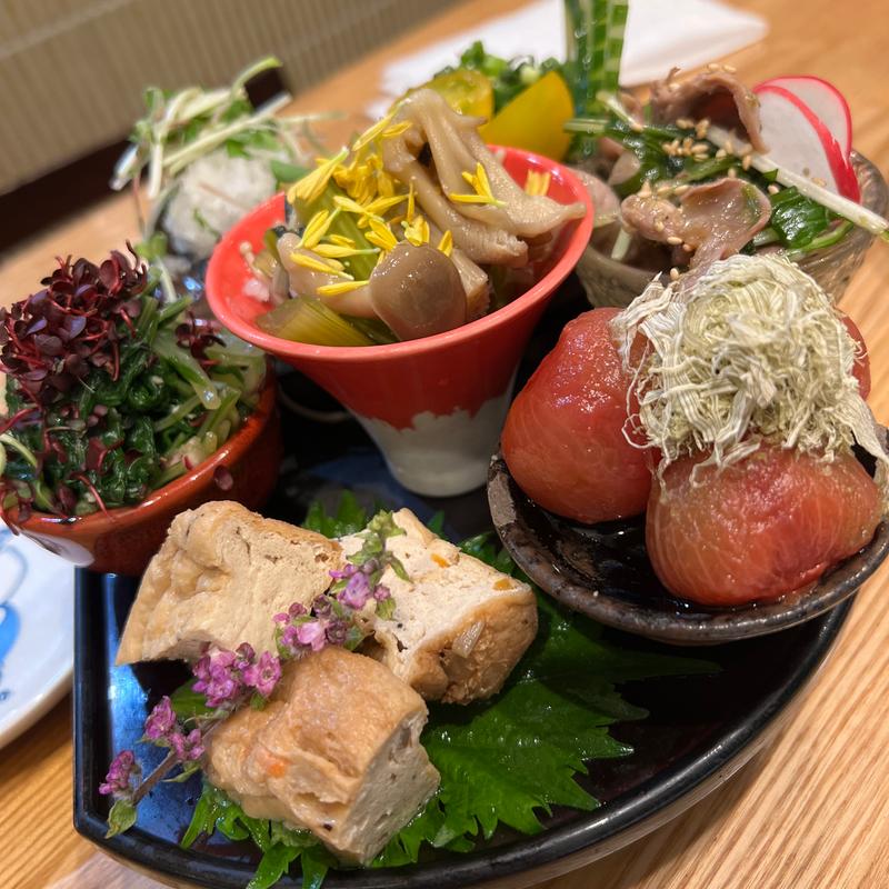 おばんざいお任せ7点(焼とりダービー)