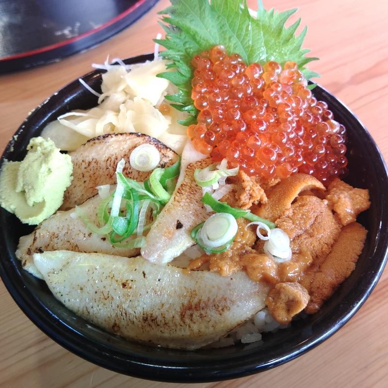 のどぐろ三色丼(お食事処 千屋)