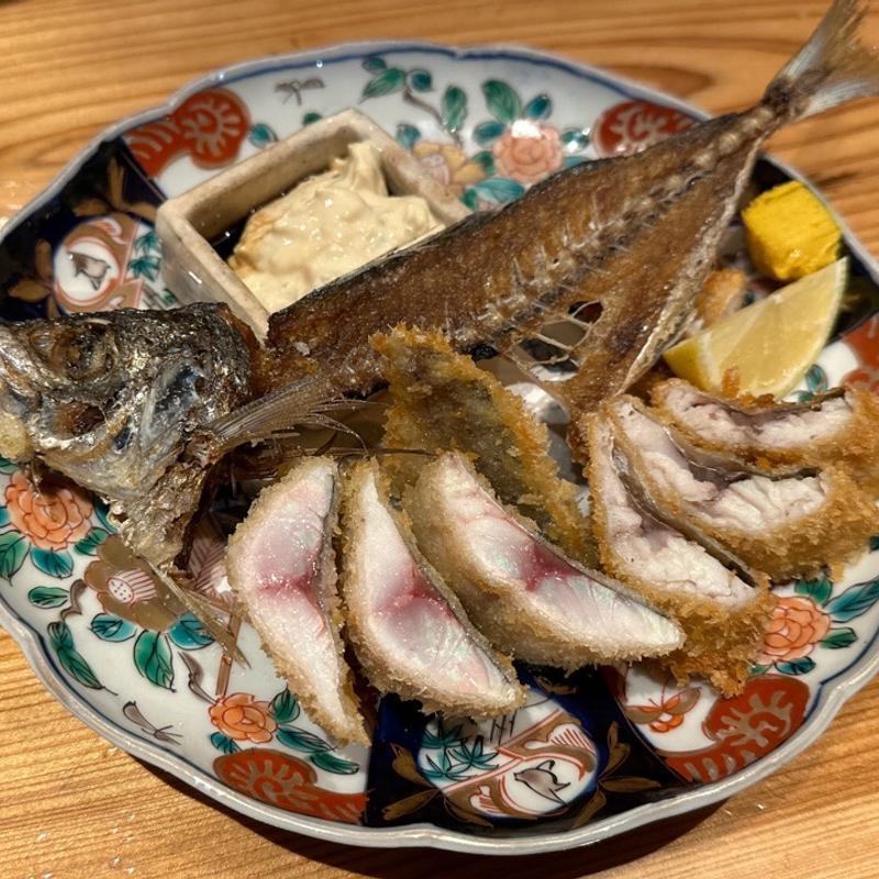 本気の鯵フライ(うに横丁)