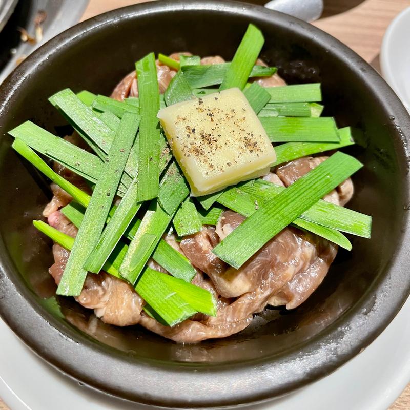 お手軽コース(バター香る牛タン焼き)(国産牛焼肉くいどん 曳舟店)