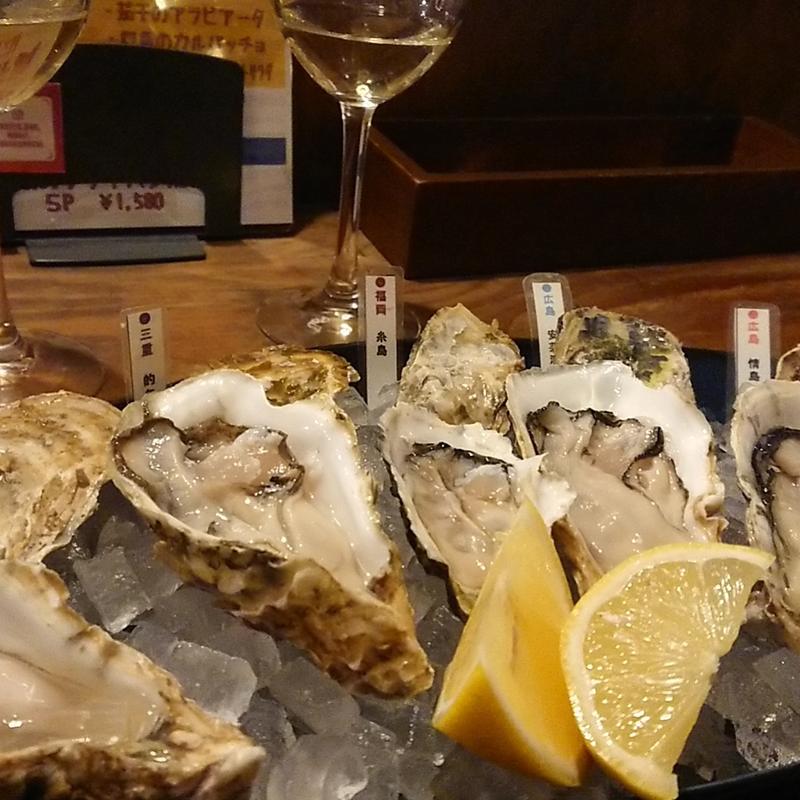 牡蠣食べ比べセット(5ピース)(オイスターバー MABUI 袋町

)