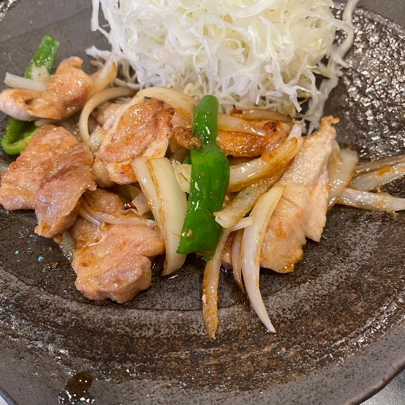 生姜焼き定食(とんかつ田中)