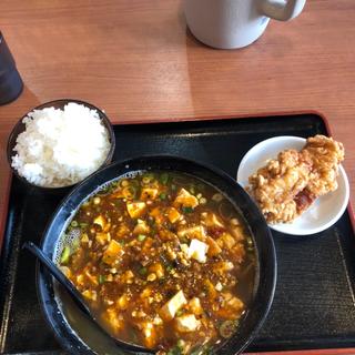 麻婆麺セット(中華食堂)