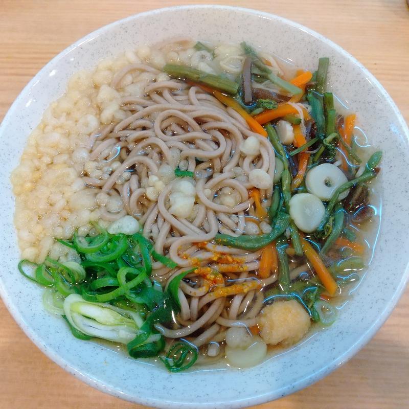 山菜そば(山陽そば垂水店)