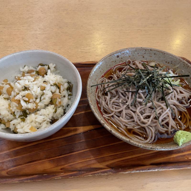 しゃくし菜めしセット(はやし)