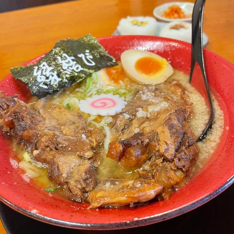 しあわせトロコツ一本のせラーメン(ラーメン大和 松原店)