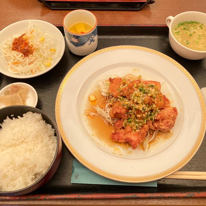 油淋鶏定食(中国料理 翠)