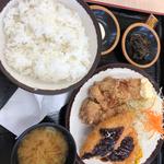 ミックスフライ定食(みどり湖パーキングエリア（下り線）スナックコーナー )