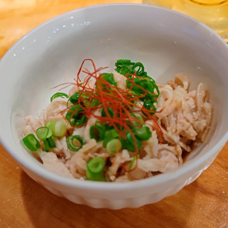 鶏皮ポン酢(炭火焼き鳥 五tsubo)