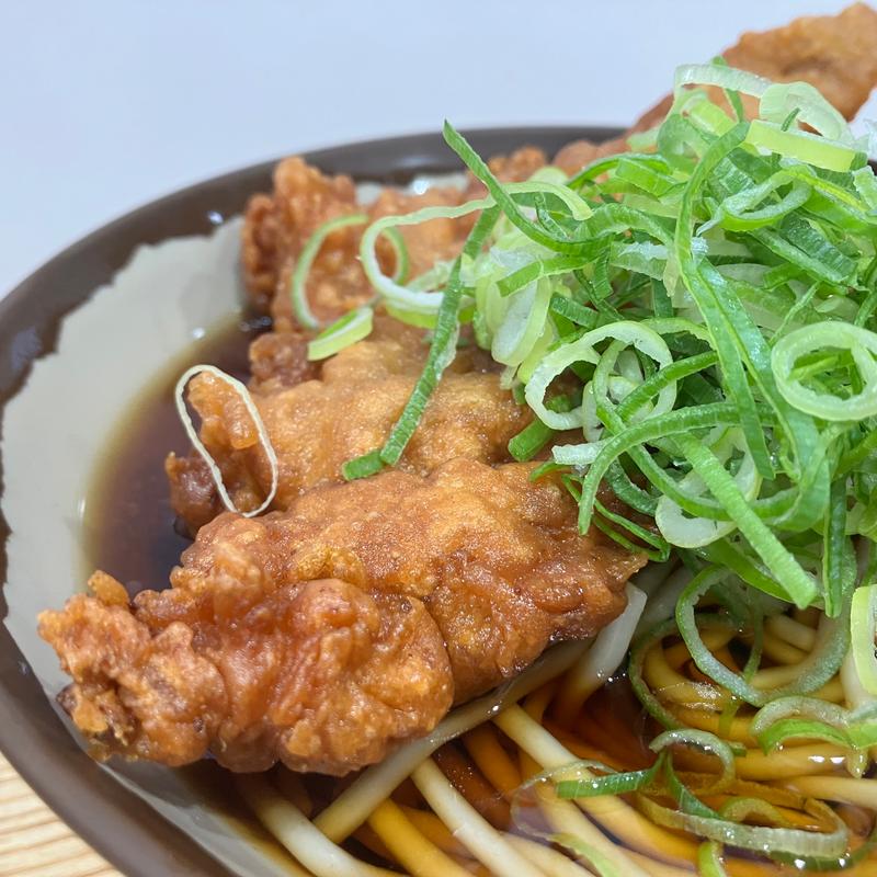 唐揚げそば（1ケ）(弥生軒 （やよいけん）)