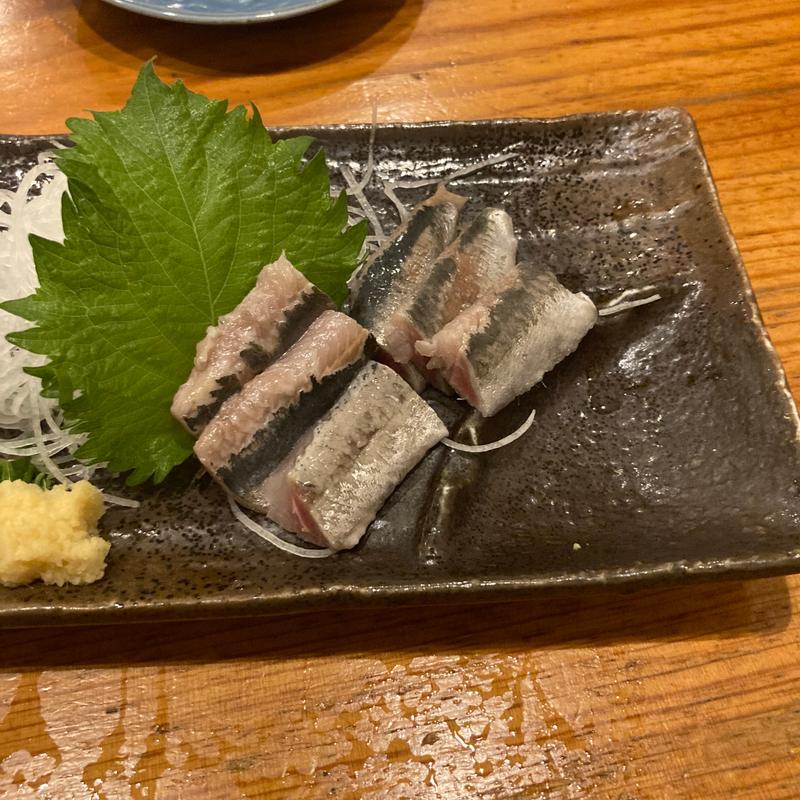 いわしの刺身(宝山 いわし料理 大松 （ほうざん いわしりょうり だいまつ）)