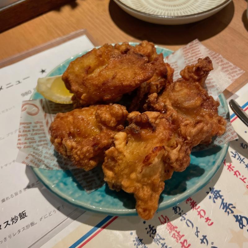 鳥唐揚げ(新食堂マルコ)
