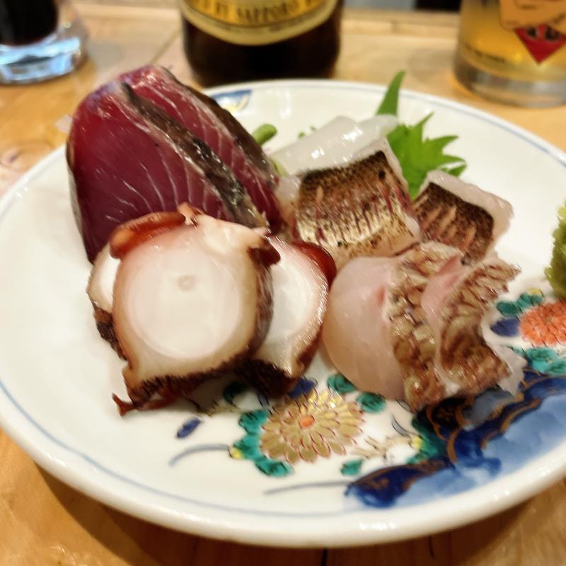 お刺身3点盛(大衆酒場 チャン栓チャン)