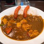 焙煎スパイスのチキンカレー　ハーフソーセージトッピング(CoCo壱番屋 中央区本町４丁目店)