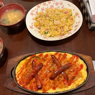 鉄焼きオムライス(レストラン ポプラ )